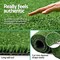 6ftx10ft Artificial Grass Turf Mat 1.2" Thick Lawn with Drainage